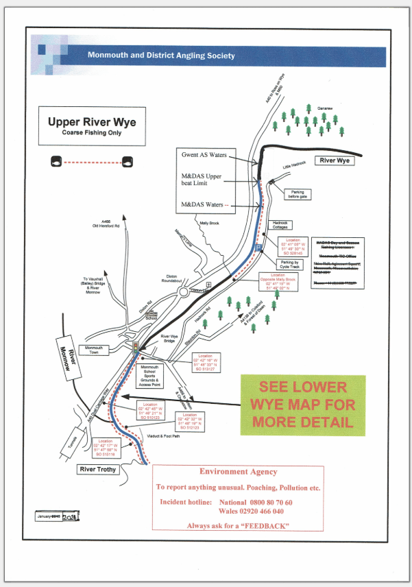 Upper Wye new map